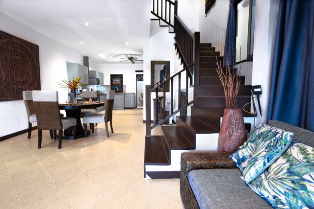Dining area and stairs