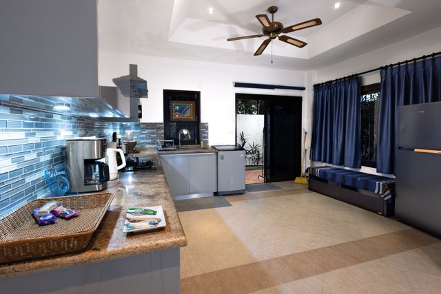 Fully equipped villa kitchen