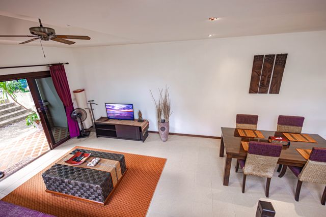 Living room and staircase
